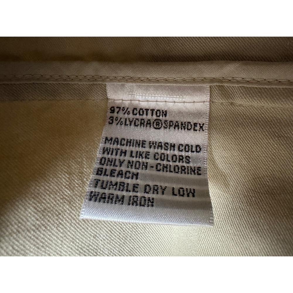 Talbots Safari Utility Jacket Womens 10P Beige Cotton‎ Stretch Military Blazer - Picture 12 of 16